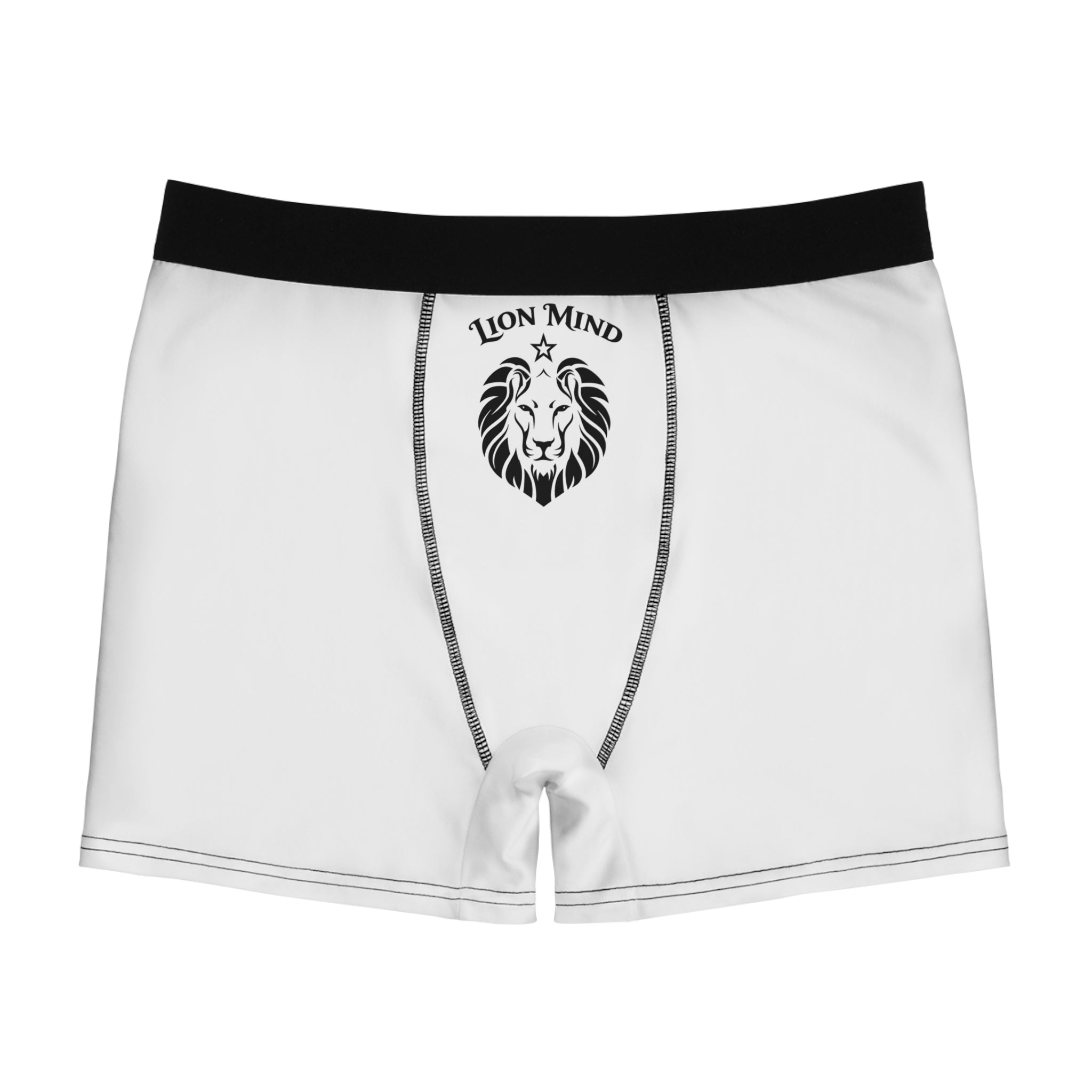 Lion Head Crest Boxer Briefs | Lion Mind Graphic