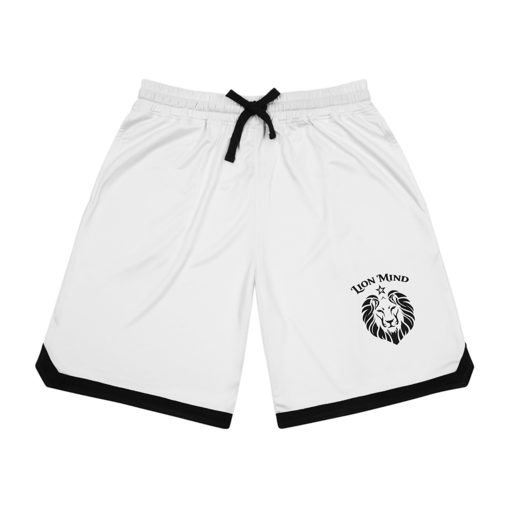 Lion Mind  Basketball Shorts | Athletic Ribbed Hem